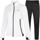 Conjunto de entrenamiento de fútbol: chaqueta y pantalones de punto transpirables