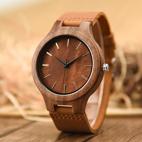 Wooden Watch In European And American Style - Dazpy