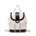 Fashionable Small Backpack with Genuine Cowhide