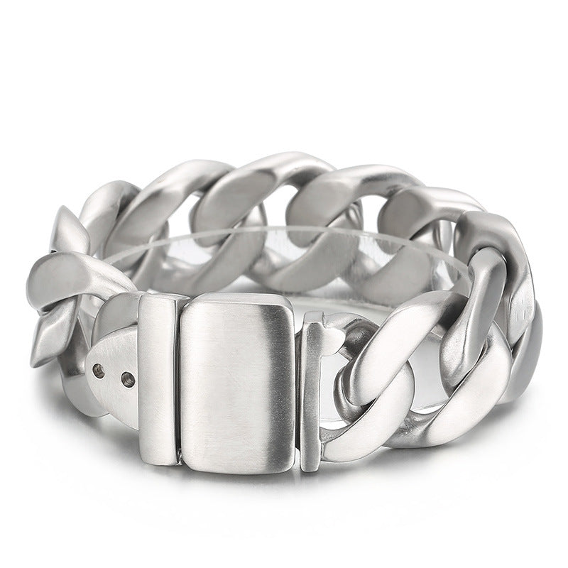 Stainless Steel Jewelry Fashion Personality Simple Bracelet - Dazpy