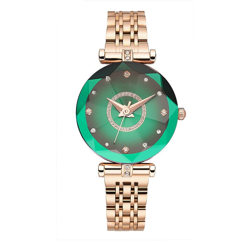 Women's Fashion Stainless Steel Strap Quartz Watch - Dazpy