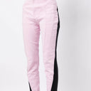 Chic Spliced Colorblock Denim Pencil Jeans
