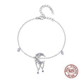 Moon Dreamcatcher Bracelet Sterling Silver - Dazpy