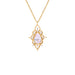 S925 Silver Inlaid Zircon Fashion V-shaped Water Drop Chain - Dazpy