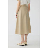 Chic Summer Pleated A-Line Skirt