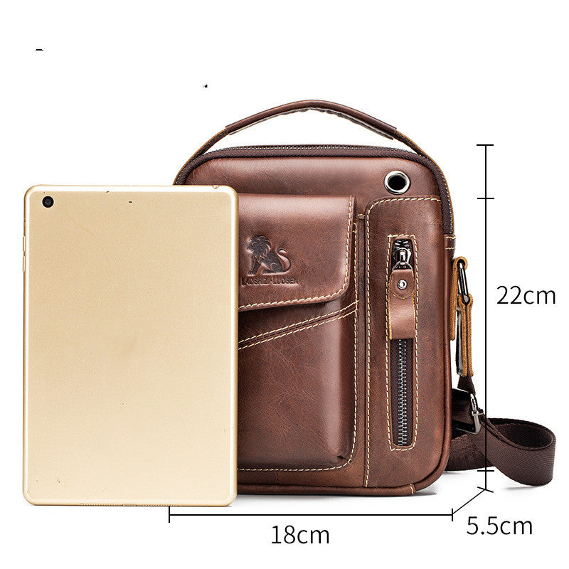 Leather Men's Shoulder Messenger Bag Fashion Trend - Dazpy