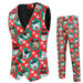 Christmas New Suit Three-piece Men's Casual