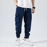 Spring And Autumn Men's Casual Pants Loose Wide Leg Denim