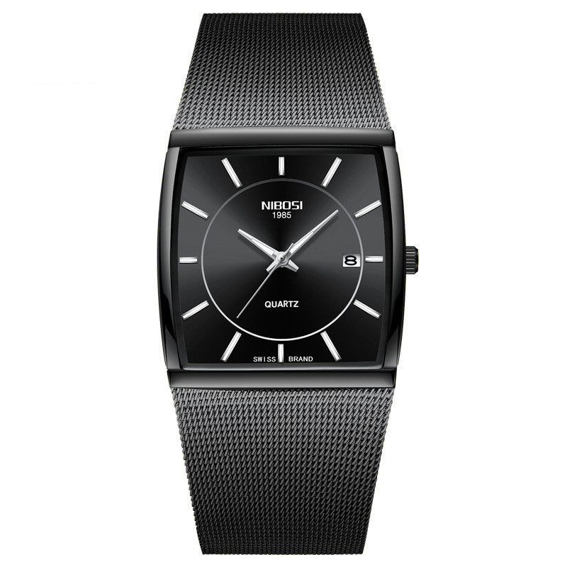 Fashion Men's Mesh Strap Quartz Watch - Dazpy