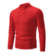 Men's Sweater Twisted Round Neck Pullover Leisure Sweater