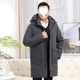 Down Jacket Men's Mid-length Winter