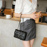 Chic Leather Chain Shoulder Bag