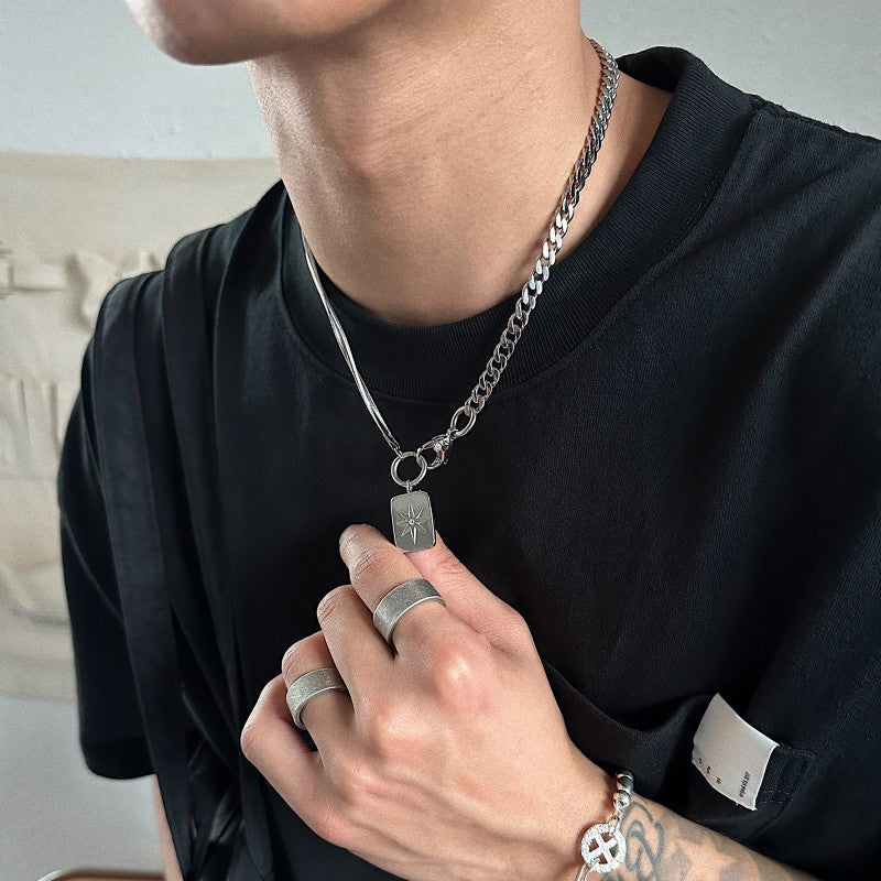 Men's Spliced Cuban Hip Hop Necklace - Dazpy