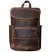 Retro Crazy Horse Leather Backpack For Men And Women - Dazpy