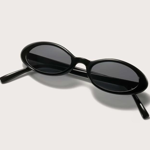 Gafas de sol ovaladas retro elegantes para mujer