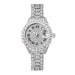 Diamond Inlaid Waterproof Calendar Full Bore Luminous Women's Quartz Watch - Dazpy