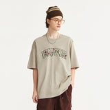 Embroidered Floral Heavyweight T-Shirt