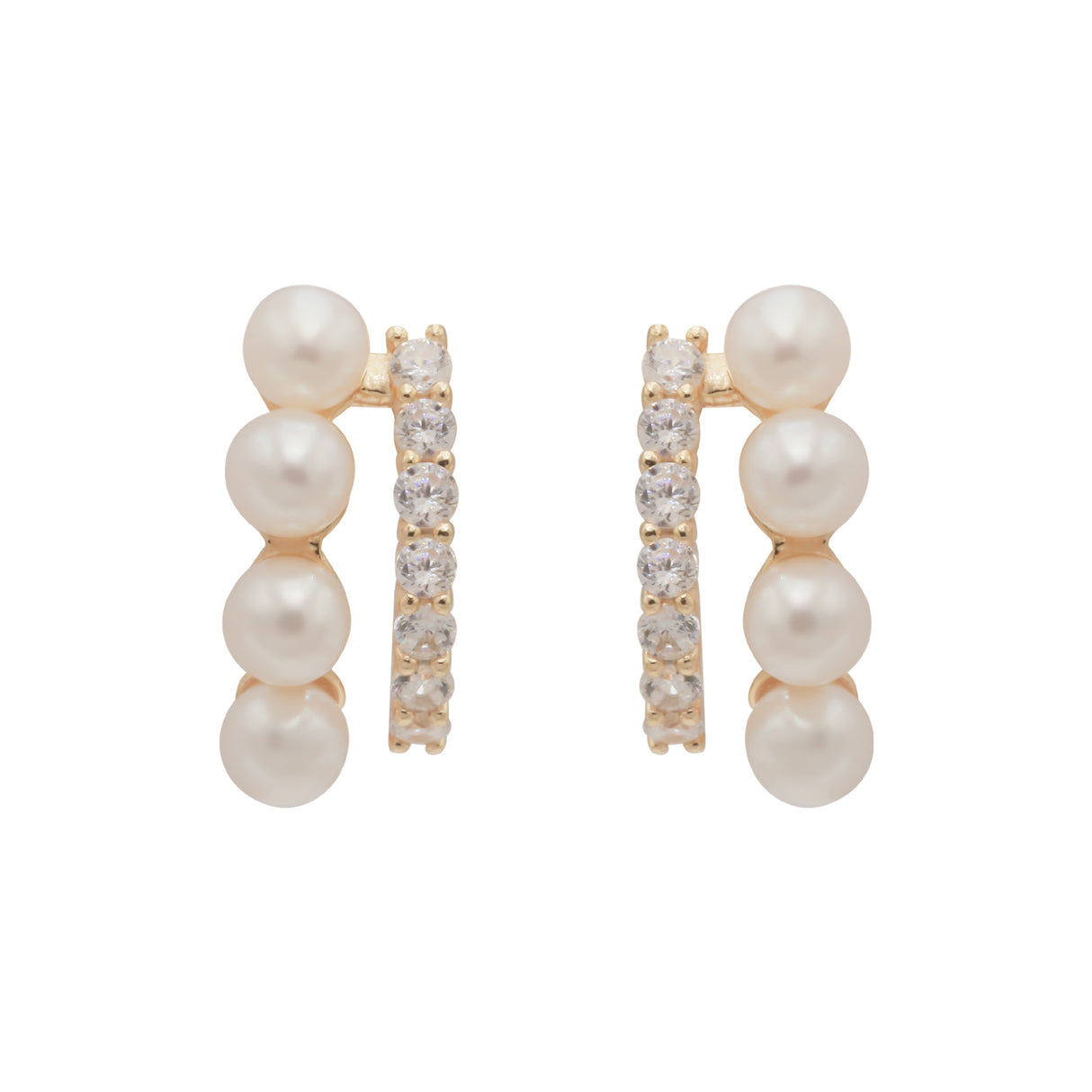 Small Design Simple Temperament Freshwater Pearl Earrings - Dazpy