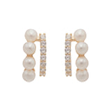 Small Design Simple Temperament Freshwater Pearl Earrings - Dazpy