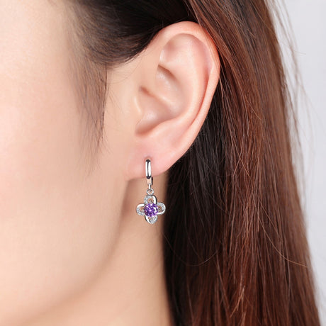 Female S925 Sterling Silver Earrings - Dazpy