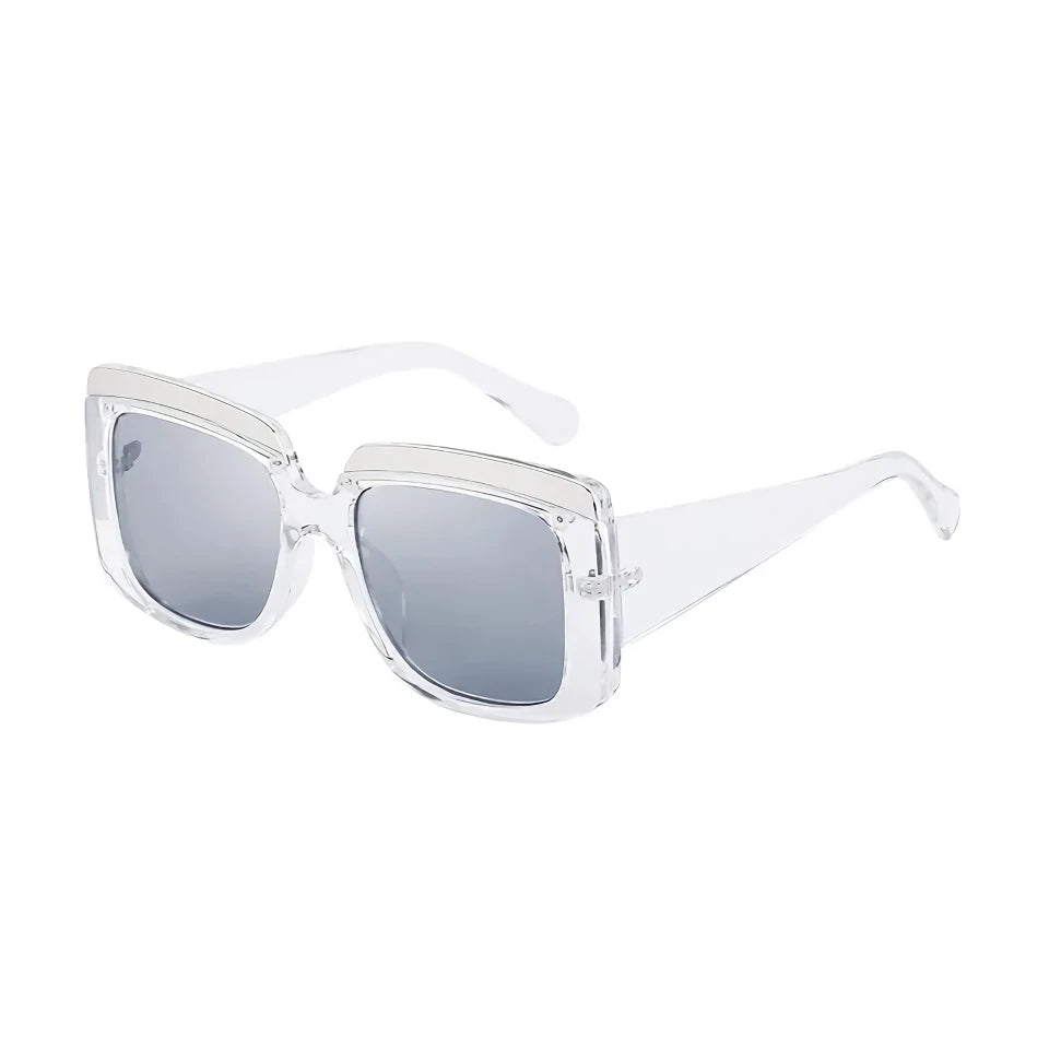 Gafas de sol cuadradas de lujo de gran tamaño con protección UV400