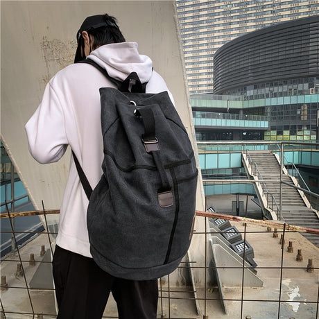 Travel Backpack Men's And Women's Outdoor Travel Canvas Schoolbag - Dazpy