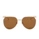 Modische ovale Sonnenbrille