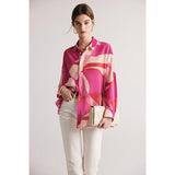 Elegant Silk Crepe De Chine Blouse for Women