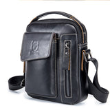 First Layer Cowhide Shoulder Messenger Bag Men - Dazpy