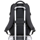 Fashion Men's Black Double-shoulder Backpack