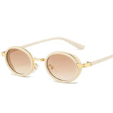 Gradient Oval Sunglasses