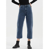 Y2k Vintage High-Waist Straight Leg Jeans