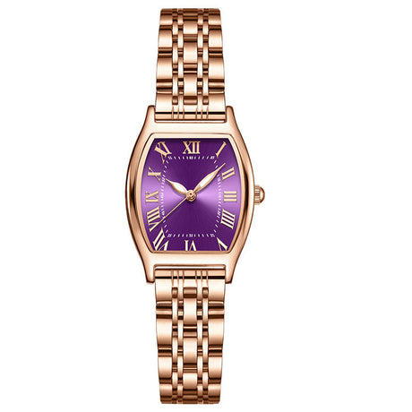 Women's Fashion Simple Rose Gold Steel Watch - Dazpy