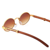 Ovale Vintage-Sonnenbrille