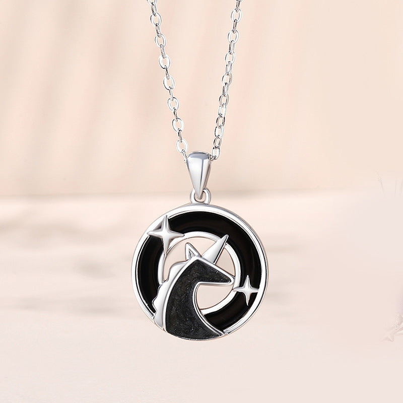 Fashion Couple Sterling Silver Necklace - Dazpy