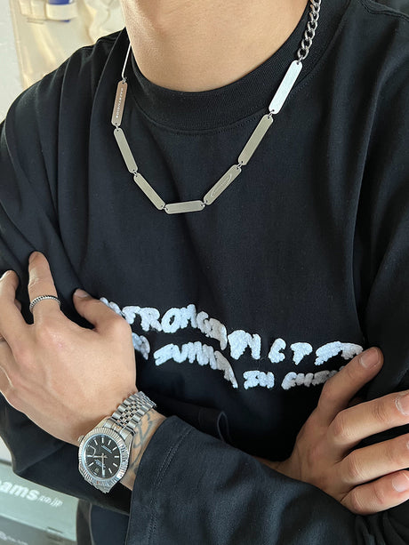 Metal Splicing Necklace For Men - Dazpy