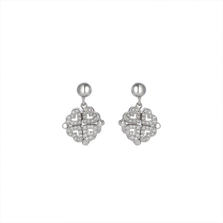 S925 Love Clover Fashion Earrings - Dazpy