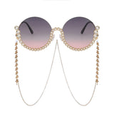 Rhinestone Round Diamond Sunglasses