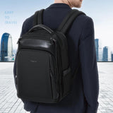 Durable Business Laptop Backpack with Double-Layer Zipper