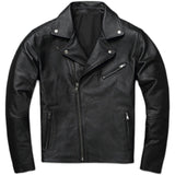 Youth Motorcycle Leather Men's Distressed Jacket