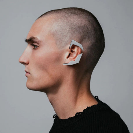 Futuristic Metal Mechanical Ear Clip - Dazpy