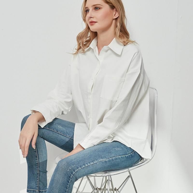 Elegant Vintage Casual Oversize Blouse