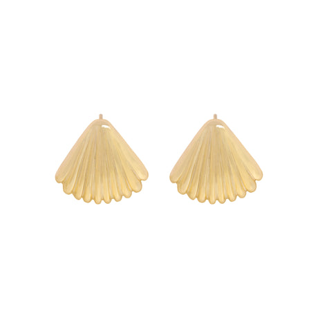 Perfect Shell Stud Stud Sterling Silver S925 Female - Dazpy