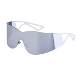 Oversized Rimless Sunglasses