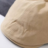 Classic Cotton Beret for Men – Vintage British Style Ivy Cap for All Seasons