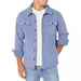 Solid Color Multi-pocket Button Cardigan Trendy Casual Men's Clothing