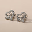 Fashion Temperament 925 Sterling Silver Heart-shaped Mosonite Earrings - Dazpy