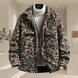 Men's Fleece Padded Jacket Cotton-padded Coat