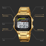 Reloj deportivo digital militar para hombre