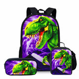 Backpack Dinosaur Schoolbag Children's Meal Bag - Dazpy